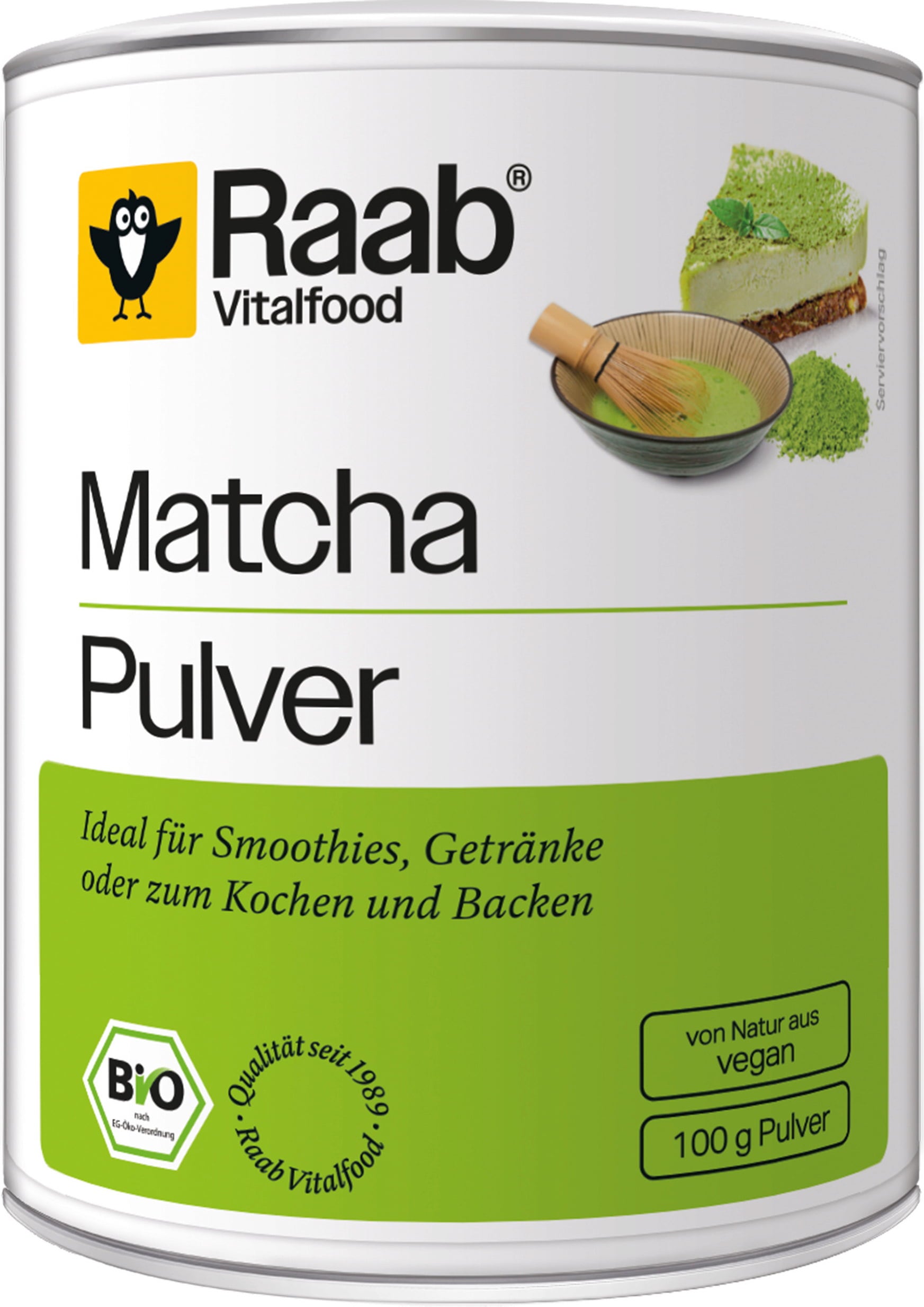Raab Vitalfood Matcha Pulver Bio