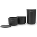 Brabantia ReNew Aufbewahrungsschalen, 3er-Set - Dark Grey