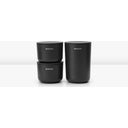 Brabantia ReNew Aufbewahrungsschalen, 3er-Set - Dark Grey