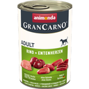 Animonda GranCarno Adult Rind und Entenherzen - 400 g