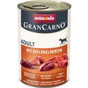 Animonda GranCarno Adult Geflügelherzen - 400 g