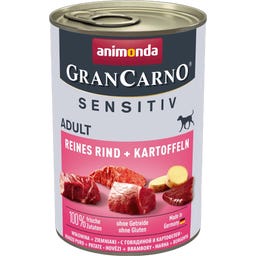 Animonda GranCarno Adult Sensitiv 400g - Reines Rind und Kartoffel