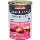 Animonda GranCarno Adult Sensitiv 400g - Reines Rind und Kartoffel