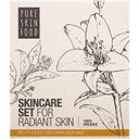 PURE SKIN FOOD Organic Skincare Set For Radiant Skin - 1 Set