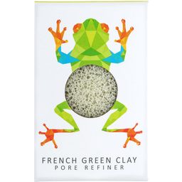 Rainforest Frog Mini Face Puff with Green French Clay