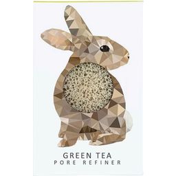 Konjac Mini Pore Refiner Woodland Rabbit with Green Tea