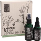 PURE SKIN FOOD Organic Skincare Set For Sensitive Skin