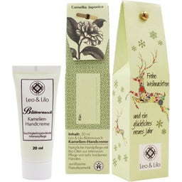 Leo & Lilo Kleiner X-Mas Gruß Kamelie - Hirsch