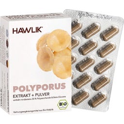 Hawlik Polyporus Extrakt + Pulver Bio - 60 Kapseln