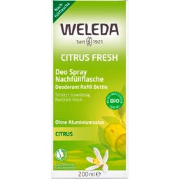 Weleda Citrus 24h Deo Spray Nachfüller - 200 ml Nachfüllflasche