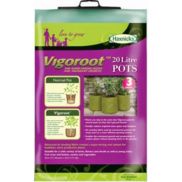 Haxnicks Vigoroot Pflanztaschen im 3er Set - 20 L