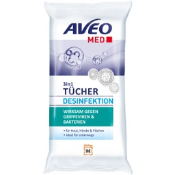 AVEO MED Desinfektionstücher - 25 Stk