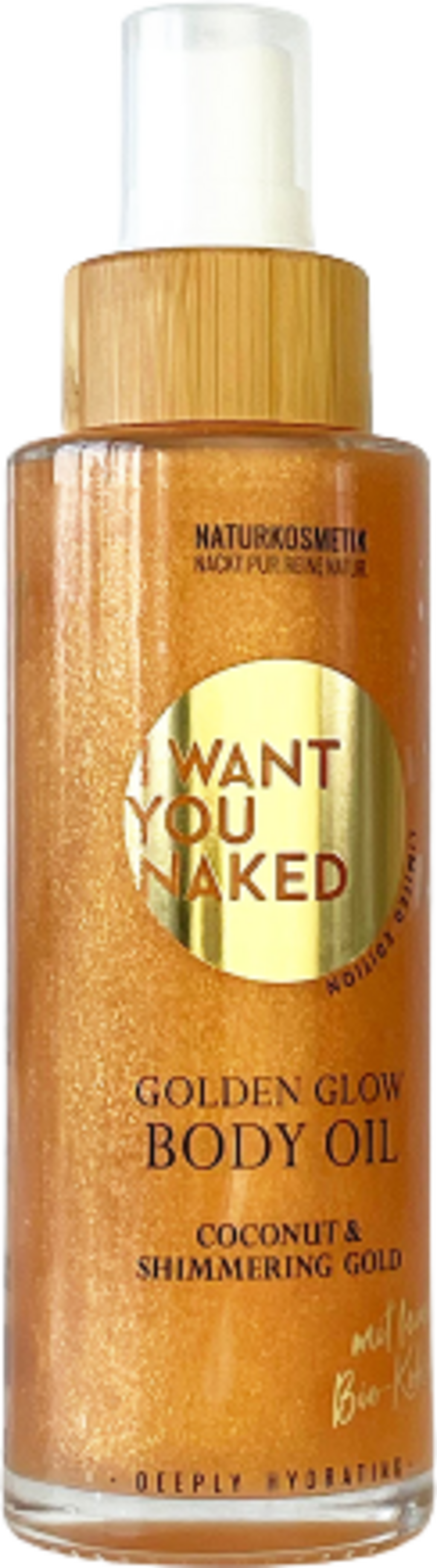 I WANT YOU NAKED Golden Glow Body Oil